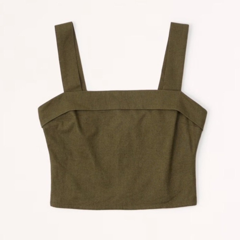 abercrombie Linen set foldover top